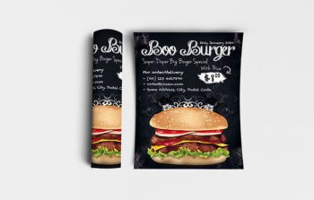 Boo Burger Flyer Template