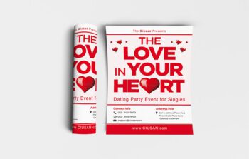 The Love in Your Heart Flyer Template