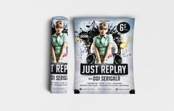 Just Replay Flyer Template