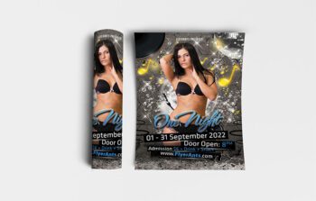 One Night Flyer Template