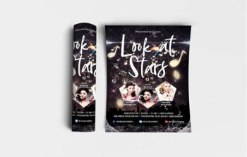 Look at Stars Flyer Template